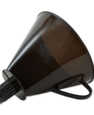 Plastic 7" x 6.25" x 6.5" Manual Drip Coffee Filter Cone