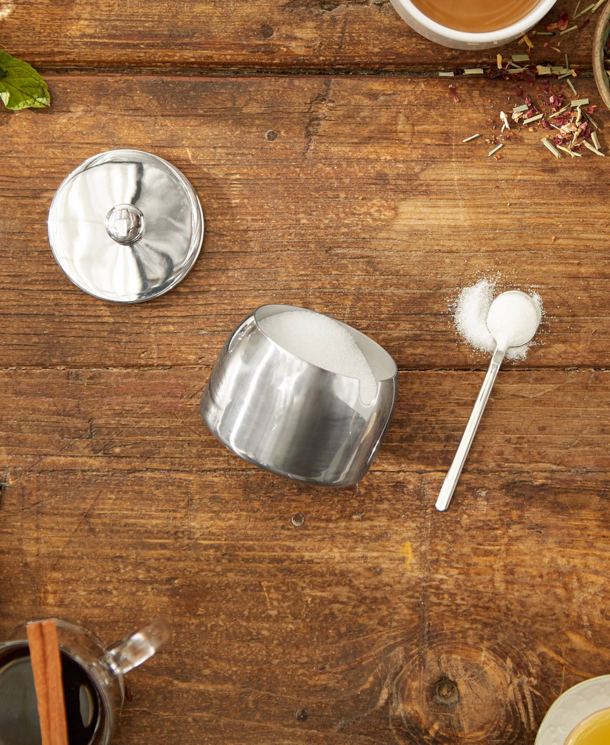 Rsvp International Endurance 18/8 Stainless Steel 8 Ounce Sugar Bowl Spoon In Silver