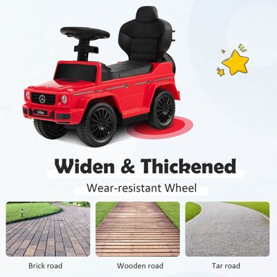 3 in 1 Ride on Push Car Mercedes Benz G350 Stroller Sliding Car