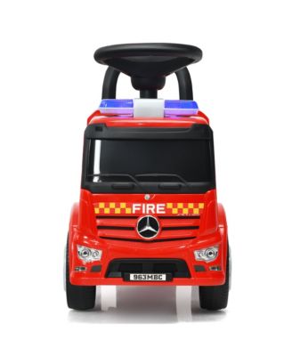 Kids Ride On Fire Engine Licensed Mercedes Benz Push and Ride Racer