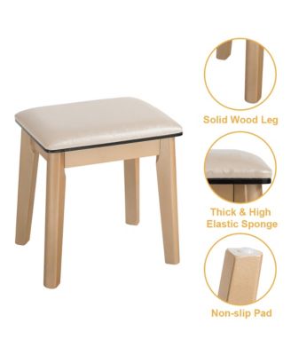 Makeup Vanity Table 3 Color Lighting Modes Jewelry Dressing