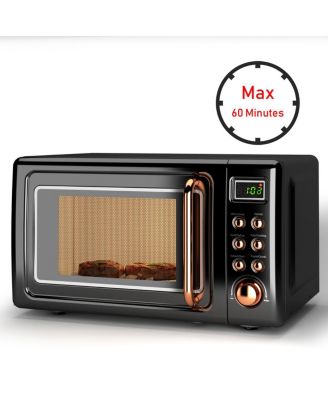 0.7Cu.ft 700W LED Retro Countertop Microwave Oven