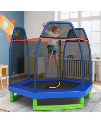 7FT Kids Trampoline Outdoor Indoor Recreational Bounce Jumper