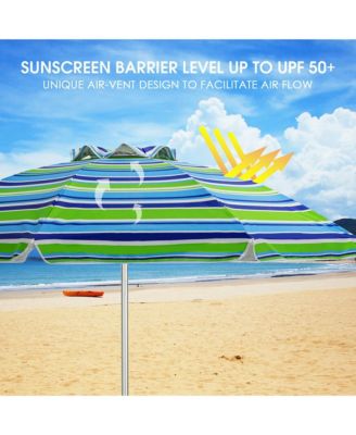 6.5FT Patio Beach Umbrella Sun Shade Tilt