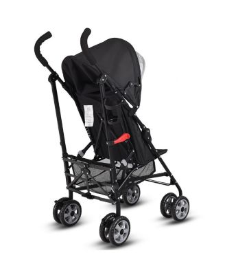 Toddler Folding Lightweight Umbrella Travel Stroller w/ Storage Basket