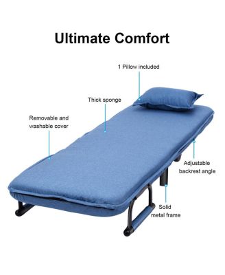 Folding Sofa Bed Sleeper Convertible Armchair Leisure
