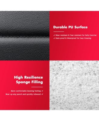 2 FT Kids Punch Bag Boxing Set Kick Ball Gloves Skipping Rope Hook Children