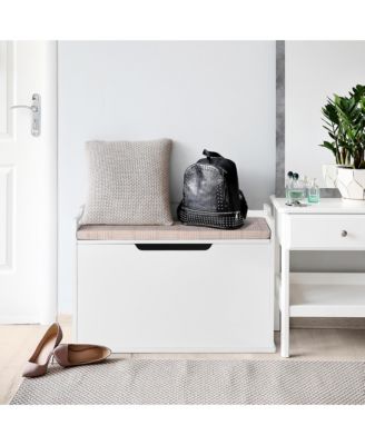 Wooden Toy Box Kids Storage Chest Lift Top Bench Seat