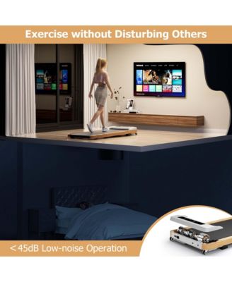 Walking Pad Under Desk Treadmill with Remote Control for Home/Office LED Display