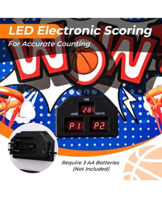 Dual Shot Basketball Arcade Game with 8 Game Modes Arcade Sound Electronic Scoring