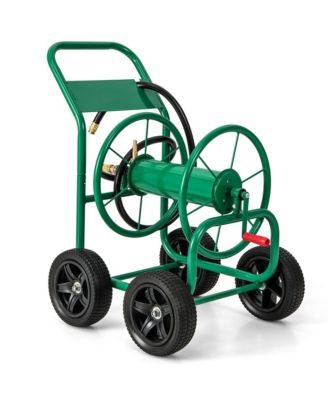 Garden Hose Reel Cart Holds 330ft of 3/4"or 5/8" Hose 400ft of 1/2" Hose