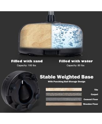 Freestanding Punching Bag with Stand Boxing Gloves for Adult Kids Adjustable