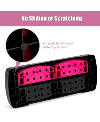 31'' Aerobic Exercise Stepper Cardio Trainer W/Riser Adjustable