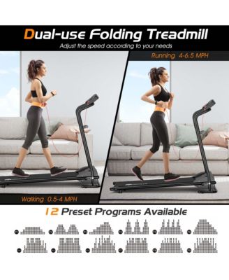 1HP Electric Treadmill Folding Motorized Power Running