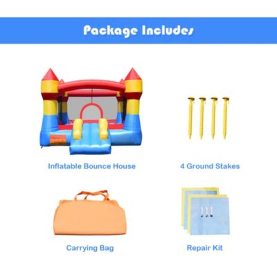 Kid Inflatable Bounce House Castle Moonwalk Playhouse Jumper Slide
