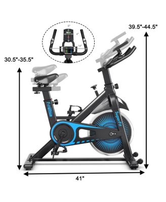 Indoor Cycling Stationary Bike Silent Belt Drive Adjustable