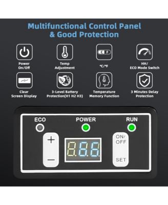 68 Quart Car Refrigerator 12V Portable Car Freezer Fridge w/DC & AC Adapter