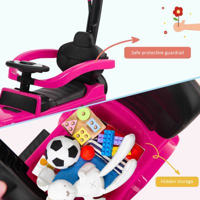 3 in 1 Ride on Push Car Mercedes Benz G350 Stroller Sliding Car