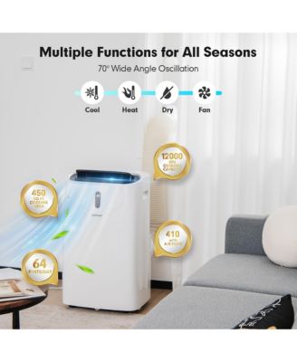 12000 BTU Portable Air Conditioner 4-in-1 Air Cooler