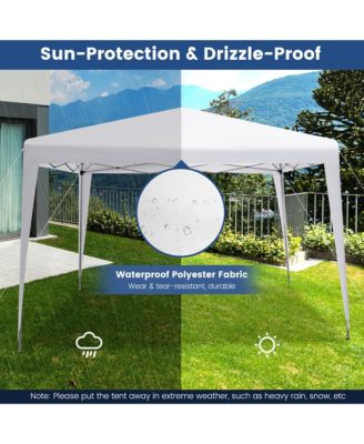 Patio 10x10ft Outdoor Instant Pop-up Canopy Folding Sun Shelter Carry Bag