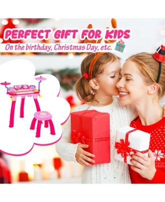 24 Key DJ Piano Keyboard Drum Toy Music Instrument w/MP3 Microphone Cymbal