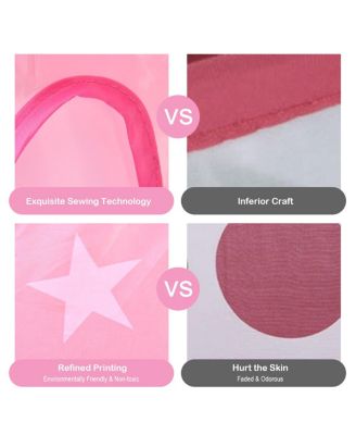 Kid Outdoor Indoor Princess Play Tent Playhouse Ball Tent Toddler Toys w/ 100 Balls