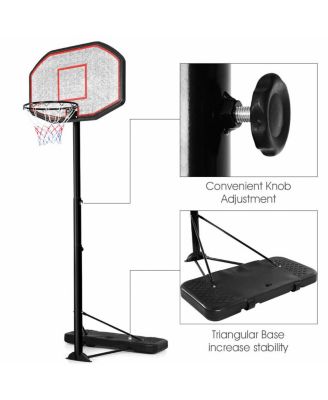 10ft 43'' Backboard In/outdoor Adjustable Height Basketball