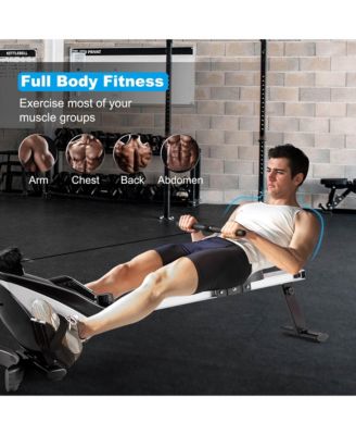 Magnetic Rowing Machine, Folding Rower with LCD Display