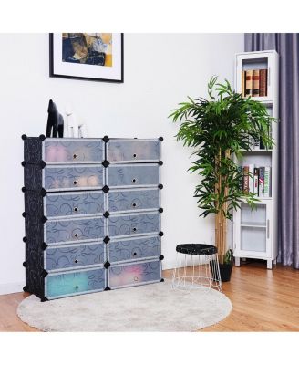 12 Cubic Portable Shoe Rack Shelf Cabinet Storage Closet Organizer