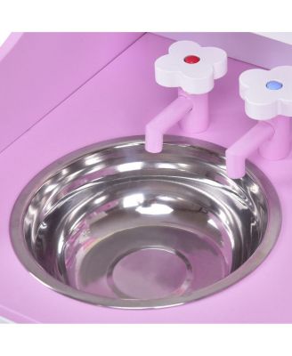 Kids Wooden Play Set Kitchen Toy Strawberry Pretend Cooking Playset Toddler