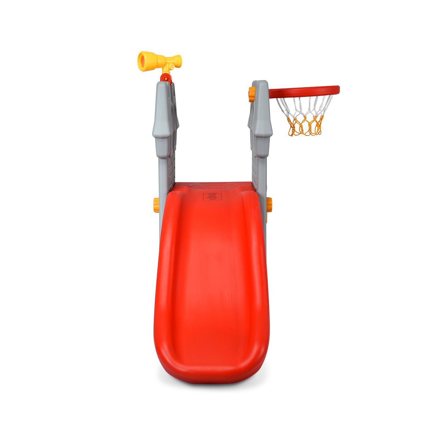 Детская игрушка Costway Children Castle Slide Play with Basketball Hoop and Telescope Toy — фото 6