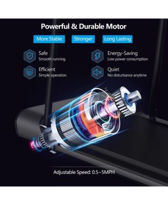 Installation-Free Ultra-Thin Folding Treadmill Exercise