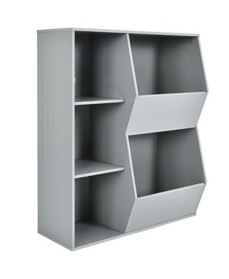 Kids Toy Storage Cubby Bin Floor Cabinet Shelf Organizer