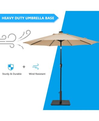 36LBS Square Umbrella Base Stand Weighted Patio Market Umbrellas