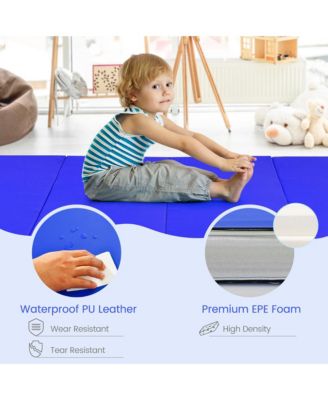 4' x 8' x 2'' Folding Gymnastics Mat Four Panels