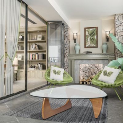 Home Modern Triangle Coffee Table