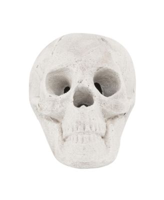 Ceramic Fireproof Fire Pit Skull, Reusable Imitated Human Skull for Gas