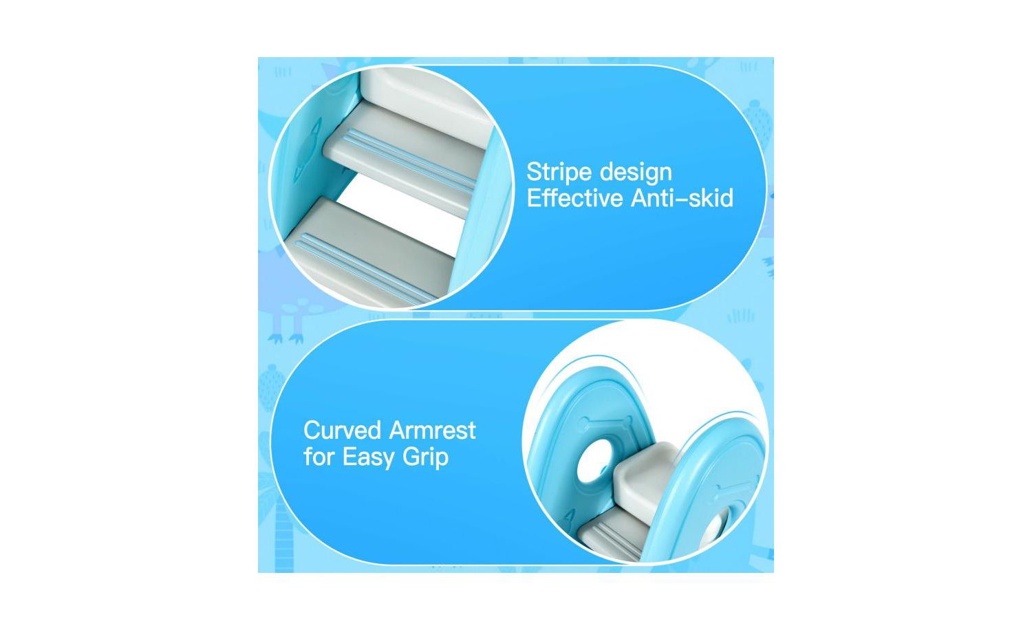 Toddler Freestanding Slide Indoor First Play Climber Slide Set