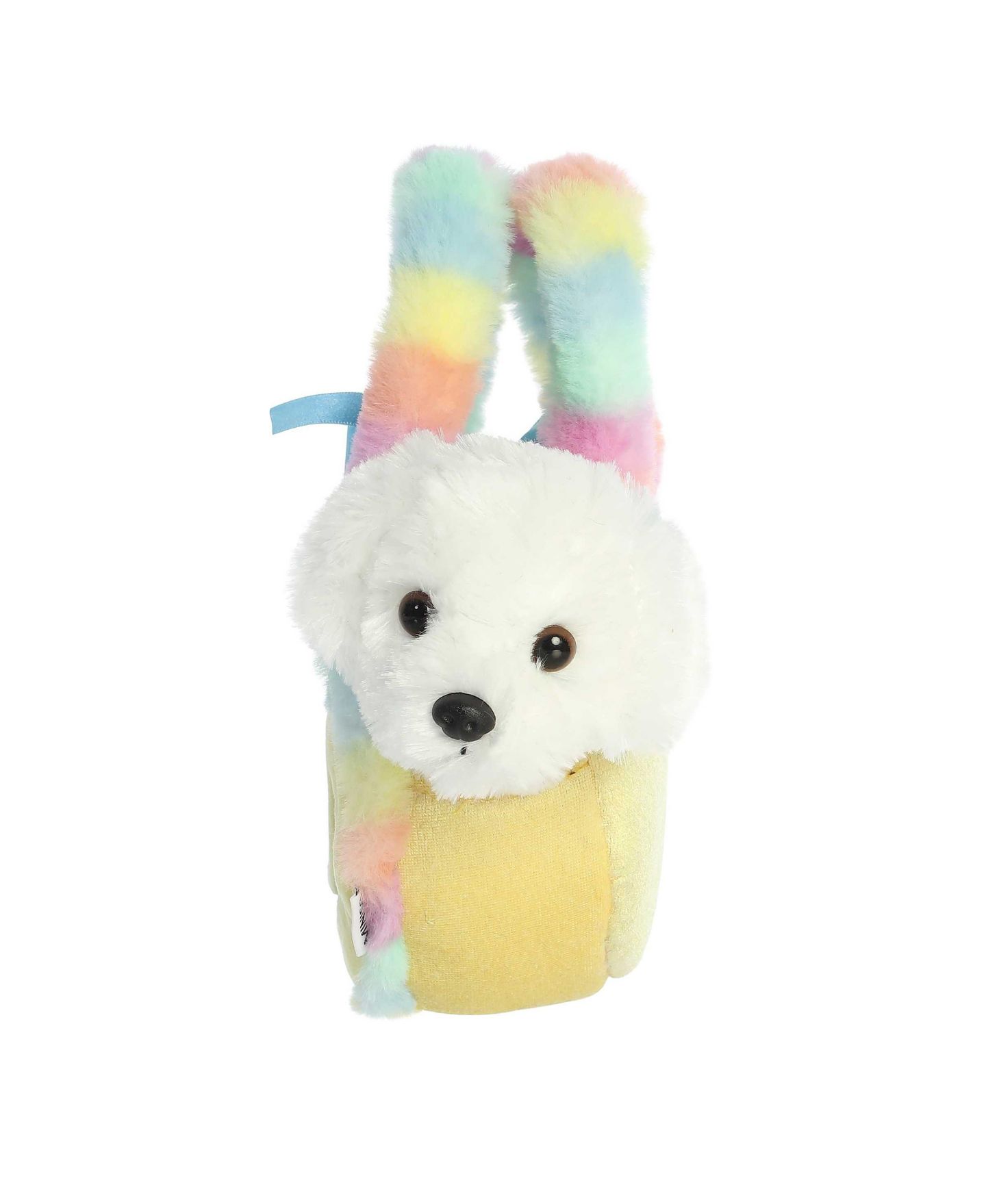 Детские мягкие игрушки Aurora Fancy Pals Smiley Face Puppy 8" Plush, 2-Piece Set — фото 3