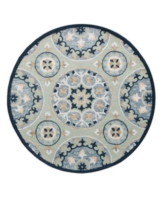Rochelle RUG-135 7'3"x7'3" Round Area Rug