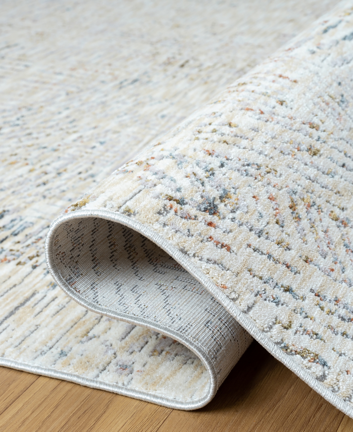 Lr Home Alexis All-465 7'9"x9'9" Area Rug In Ivory-gray