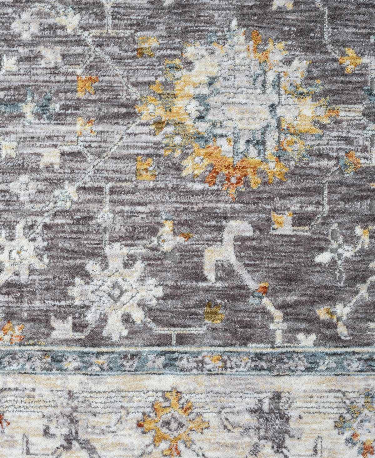 Lr Home Alexis All-473 2'6"x8' Runner Area Rug In Gray- Blue