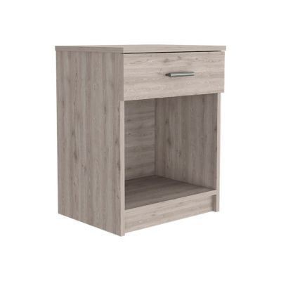 Eco Nightstand, Superior Top, One Drawer, Lower Shelf