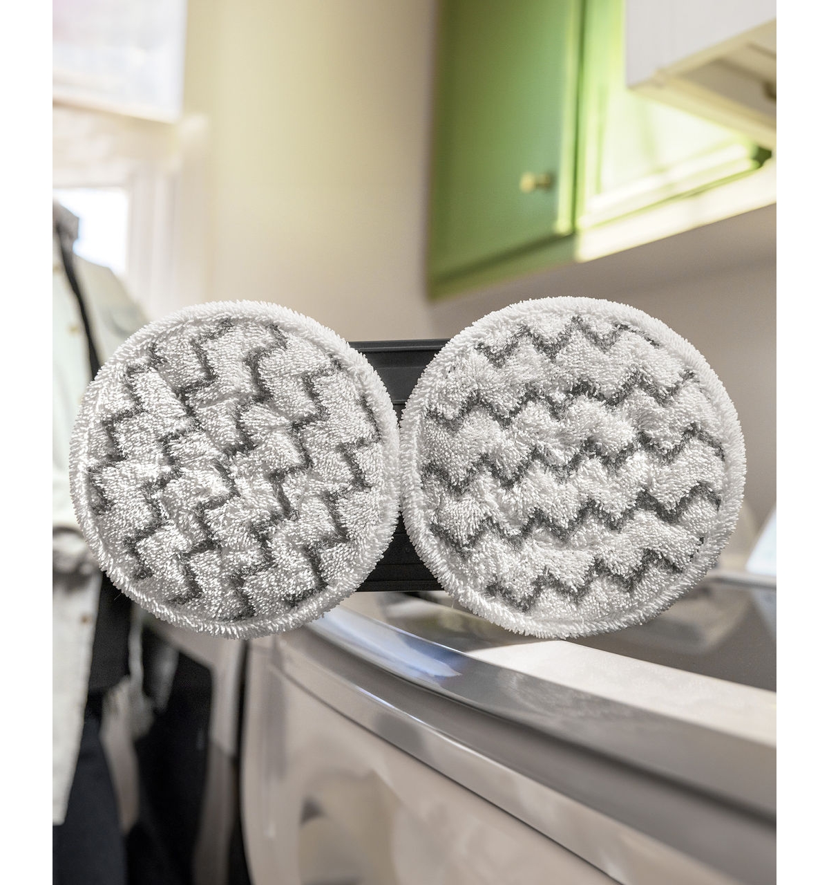 Shop Bissell Spinwave Smart Steam Scrubbing Sanitizing Spin Mop In Gray With Blue Accents