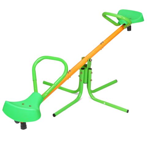 Детская игрушка Streamdale Furniture Spinning Teeter Totter Iron 360-Degree Rotation Seesaw, Ages 3-8, цвет: Зелёный