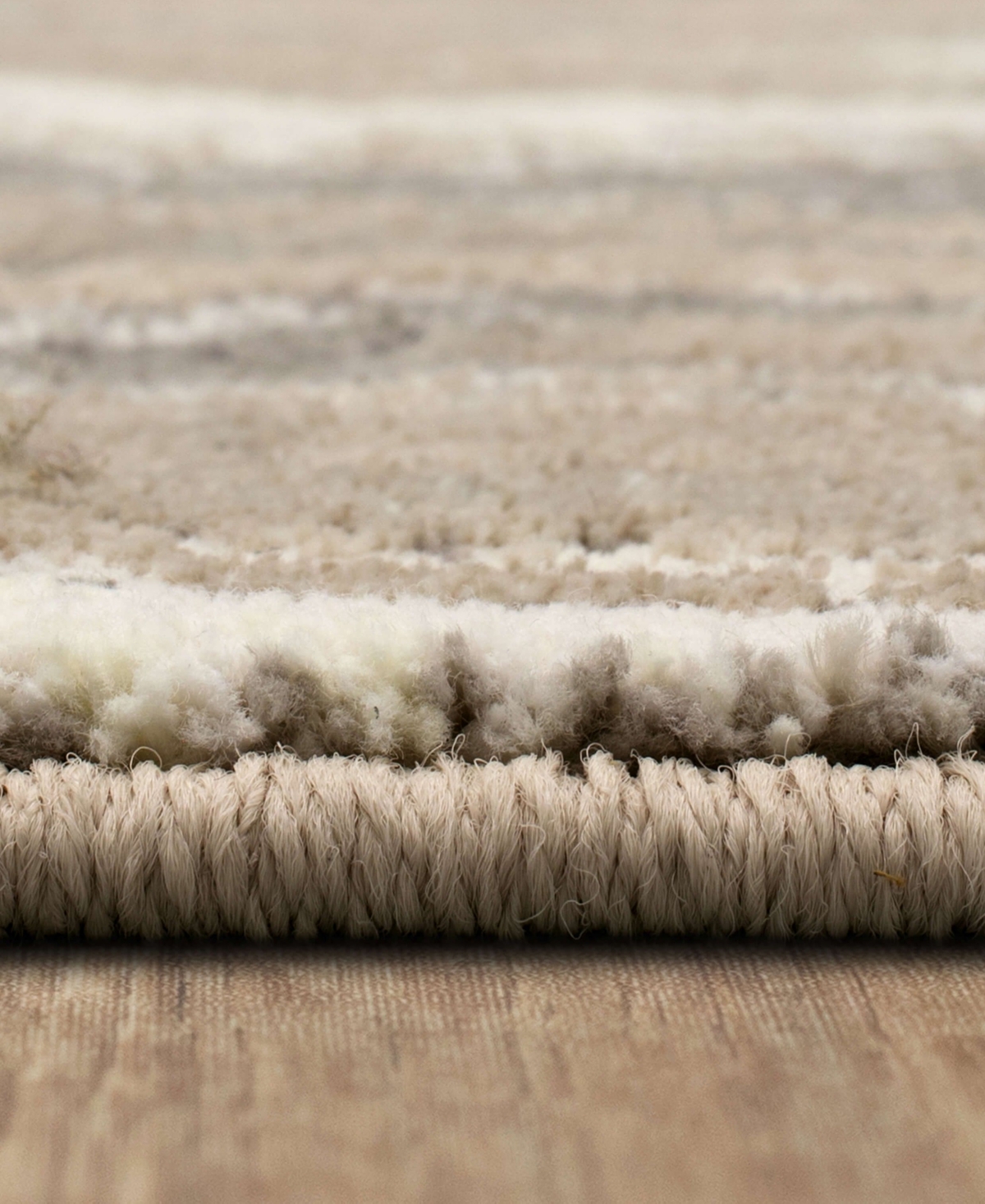 Stacy Garcia Home Rendition Ambient 2'4x7'10 Runner Area Rug In Beige