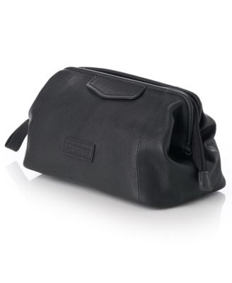 Lauter Toiletry Bag Genuine Leather Shaving Kit Dop Kit Travel Case