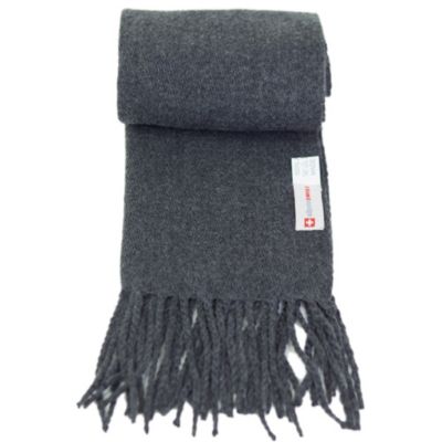 Men's Scarf Soft Knit Winter Scarves Plaid Striped or Solid Neck Covering Long Warm Stylish