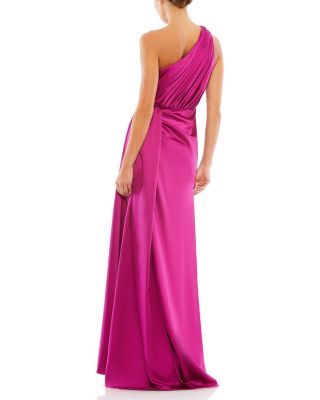 Women's Ieena Draped One Shoulder Satin Gown