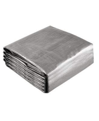 40x50 Ft Waterproof Poly Tarp with 25 Ball Bungees Protect Cover 10mil Tarpaulin